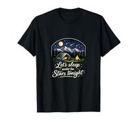 Camping Mountain Badge Under The Stars Tonight T-Shirt