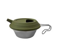 Camping Mug with Lid, Folding Handle, 304 Stainless Steel Material, Stainless Steel Cup, Thermal Mug, Quick Refill Feature, for Camping Trips Trail Hiking Travel Brewing