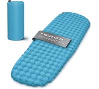 Bestway AlpineLite Insulated Sleeping Mat R Value 7.6 Blue, Ultralight Compact