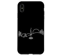 Camping Night Hiking Outdoor Camper Tent Campfire Trekking Case for iPhone XS Max