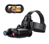 Camping Night Vision Binoculars Telescopes Head Mount Goggles Equipment 360p Env Screen Hunting Telescope 4k Video 36m Photo