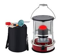 Camping Oil Heaters Indoor Heater with 6 Wick Adjustable Flame Burner/Red (4.6L 6 Wic), Slzmnx, White (6l 6 Wic),