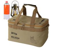 Camping Organizer | 22L Portable Camp Cookware Storage,Utility Tote Organizer,for Camping Hiking Backpacking Picnic Barbecue Kayaking Outdoor Gear