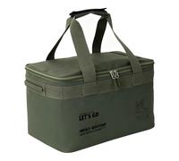 Camping Organizer - Portable 22L Cookware Storage Bag, Durable Cooking Utensils Holder Front Outdoor, Foldable Travel Bag | Camp Cookware Organizer for Camping, Hiking, Picnic, Barb, Green, verwijzen