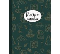 Camping Pattern Blank recipe book: Blank Recipe Book to Write In: Collect the Recipes You Love in Your Own Personal Custom Cookbook, (100+ Recipe Journal and Organizer) 8.5inx11in, 120pages