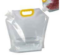 Camping Portable Water Bag - Foldable Storage Container, Outdoor Travel Carrier | Large Capacity Water Holding Bag for Hiking Trips, Reusable Folding Container for Camping Climbing Home Emergncy Use