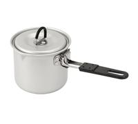 Camping Pot - Camping Tableware Set | 700ml Aluminium Alloy Stock Pot with Handle, Lightweight Cookware for Hiking, Camping, Picnic, BBQ, Road Trips and Outdoor Adventures