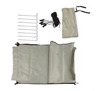 Camping Privacy Shield with Flame Retardant Properties, Lightweight Design, Perfect for Picnics and Beach Days (Type C Beige)