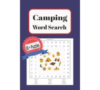Camping Puzzle Book: A word search finding one word at a time.