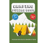 Camping Puzzle Book: Crossword Puzzles with Easy to Read Print about Camping, Nature, Adventure and more | 6x9 inches, 104 pages | 50+ Puzzles….Gift for Vacations, Holidays and Free Times