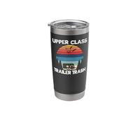 Camping Retro Vintage Upper Class Trailer Trash Stainless Steel Insulated Tumbler