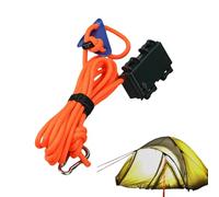 Camping Rope Lights - Glow in the Dark Paracord Outdoor Camping Wind Rope Lights Waterproof Tent Wind | LED Light, Outdoor Camp Equipment, Lightweight Tent Cable for Hiking and Jerk