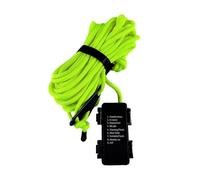 Camping Rope - Wind Resistant LED Light Rope, Waterproof Outdoor Glow Boundary Cord, Tent Perimeter Safety Illumination Strip Hiking Fishing Marine Visibility Line | for Night Outdoor Camp Site