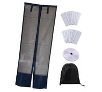 Camping Screen Door 200X70Cm Curtain With Secure Hook And Loop Fastener For Vehicle Side Rear Outdoor Car Door Mesh