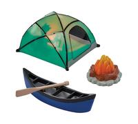 Camping Set Cake Decoration - Fireside Camp DecoSet- Cake Topper