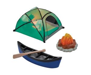 Camping Set Cake Decoration - Fireside Camp DecoSet- Cake Topper