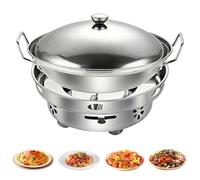 Camping Set - Stainless Steel Cookware and Utensils | Alcohol Stove for Camping | Outdoor Kitchen Hiking Picnic BBQ Travel Cooking Men Women