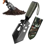 Camping Shovel, Survival Shovel, 9 in 1 Survival Shovel for Digging | Digging Shovels Survival Tool Survival Multi Tool Small Shovel Multi-Tool Survival Shovel Carry Bag Ox