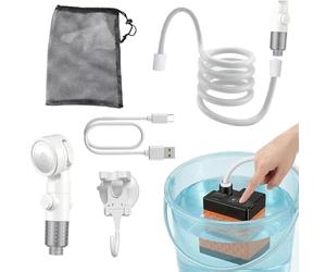 Camping Shower - 3 Spray Mode Handheld Pump, Rechargeable Waterproof Washer with Sturdy Suction Mount, Portable High Pressure System, Ideal for Indoor Outdoor Hiking Travel Tent