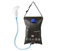 Camping Shower Bag Solar Portable Outdoor Shower with Temperature Display | Portable Shower Water Bag Camping Accessories for Camping Swimming Outdoor Travel Hiking
