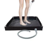 Camping Shower Base | Travel Foldable Camping Shower Basin - Bathing Tray for Adults Traveler Adventurer Marine Bathroom Indoor Tent Adventure Outside Backpacking