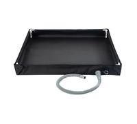 Camping Shower Mat with Floor Drain Shower Tray Portable Foldable for Camping Shower Tray Shower Bucket