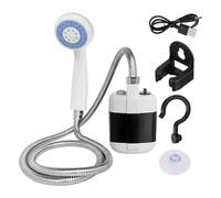Camping Shower - Rechargeable Spray System, Compact Rinse Gadget | Mobile Shower Unit for Travel Hygiene, Waterproof Bathing Solution for Explorers Rest Area, Mountain Tent Site, Lake Dock