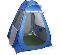 Camping Shower Tent with Storage Bag Pop Up Toilet Tent Privacy Beach Tents Shelters Portable Outdoor Changing Room for Outdoor Camping Fishing Beach (Blue 150X150X190CM) beautiful scenery
