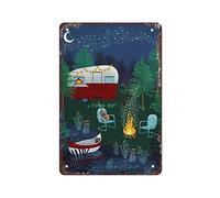 Camping Sign Rustic Decor Metal Tin Sign Home Rv Camper Accessories Wall Decor Gift For Friend Family Motorhomes Farmhouse Rv Camping Wall Decor For Home Gifts For Men Women Girls Boys 8x12 Inch