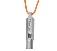 Camping Signs Whistles - Titanium Whistle with Rope | High Survival for Outdoor Training, Camping Equipment, Light Signal Device, Portable Hiking Safety Tool