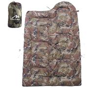 Camping Sleeping Bag - 4 Season Outdoor with Compression Bag | Skin-friendly Fabric Warm Lightweight Hiking and Travel Portable Compact Cold Weather Equipment