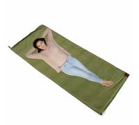 Camping Sleeping Bag Liner | Zip Blanket, Travel Sheet Open the Zip and Turn It Into a Double Layer Blanket or Picnic Rug. Camp Sleep Sack with Storage
