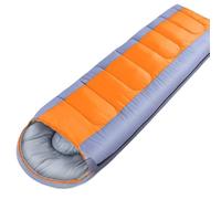 Camping Sleeping Bag,Outdoor Sleeping Bag, Lightweight Envelope Backpacking Waterproof Spring Summer for Outdoor Camping Hiking For Camping(Orange)