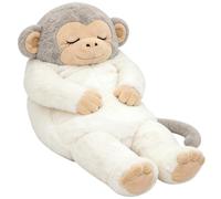 Camping Sleeping Bags - Velvet Fabric, Washable Plush Blanket with Monkey Design, Travel Sleeping Bag | Cozŷ Blanket for Adults Men Women Travel, Indoor, Outdoor, Backpacking, Hiking and Reading