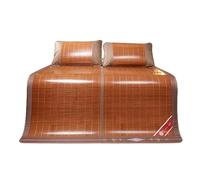 Camping Sleeping Mat - Bamboo Cooling Mattress Pad, Double-Sided Ice Silk, Breathable Portable Bed Mat for Travel and Home Use
