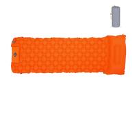 Camping Sleeping Mat, Self Inflating Mattress Single With Built-In Foot Pump, Compact And Portable Inflatable Mattress Inflatable Sleeping Mat For Hiking Backpacking Cycling,Orange-190 * 60 * 5cm