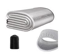 Camping Sleeping Mat - Silver Aluminium Foil, Waterproof, Durable Sleeping Mat Made of Aluminium Foil for Camping, Waterproof Foldable Travel Mats for Hiking, Lightweight | Mat for Beach Picnic in