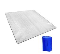 Camping Sleeping Pad - 6.5x6.5ft Waterproof Insulated, Aluminum Foil Mat, Thickened Ground Layer, Durable Outdoor Ma | Outdoor Hiking Backpacking Tent Beach Lawn Park Travel Road Trip Family 200x200cm
