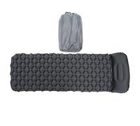 Camping Sleeping Pad, Inflatable TPU Portable Pillow Mat for Backpacking | Polyester TPU Coating Built In Pillow Storage Bag Mouth Blow Air Pump Inflation Compact Backpacking Tent Hiking Travel