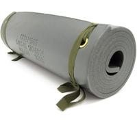 Camping Sleeping Roll Mat - Lightweight Waterproof Foam Camping Mat with Canvas Ties - Compact All Season 5-Season Thermally Insulated Pad - 190x50cm - Grey - Ideal for Hiking Outdoor, Army Use
