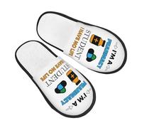 Camping Slippers I'M A Pharmacy Student I Have No Life House Shoes Plush Lined Indoor Slipper Non Slip Fuzzy Slippers For Casual Women & Men Indoor M