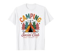 Camping Social Club Fires Friends and Fun Love to Camp T-Shirt