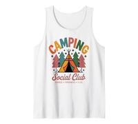 Camping Social Club Fires Friends and Fun Love to Camp Tank Top