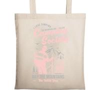 Camping Society Let's Sleep Under The Stars May The Mountains Be with You Natural Ecological Cotton Tote Bag Beige