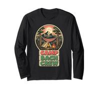 Camping Squad Camp Bach Bachelorette Funny Gift for Campers Long Sleeve T-Shirt