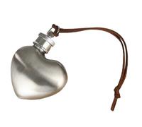 Camping Stainless Steel Oil Drum - 2.95-inch Heart-Shaped Accessories | Leakproof Hiking Hip Flask | 30ml Wine Jug - for Climbing Hunting Trip and Outdoor Adventure