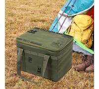 Camping Storage Bag - 42L Camp Kitchen Box - Waterproof Heavy Duty Container with Handles for Grocery Shopping Moving Packing College Laundry Travel Gym Kitchen