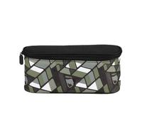 Camping Storage Bag, Hiking Handle Pouch, Detachable Portable Organizer Bag with Compartments for Outdoor Activities, 9.25x2.56x4.33 Inches, Square Print, 210D Lining