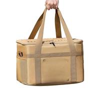 Camping Storage Bag, Insulated Cooler Bag, 36 L Insulated Cooler Travel Case, Outdoor Storage Soft Container, Organiser with Large Capacity for Water Beer Juice, Fruits, Milk, Seafood