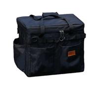 Camping Storage Bag - Large Moving Bags, Portable Storage Tote | Tableware Storage Bags with Handles, Zippered Tarp Bag for Outdoor Pot Pan Set Storage, (15.0x13.7x10.6in)(black, Green, Sand)